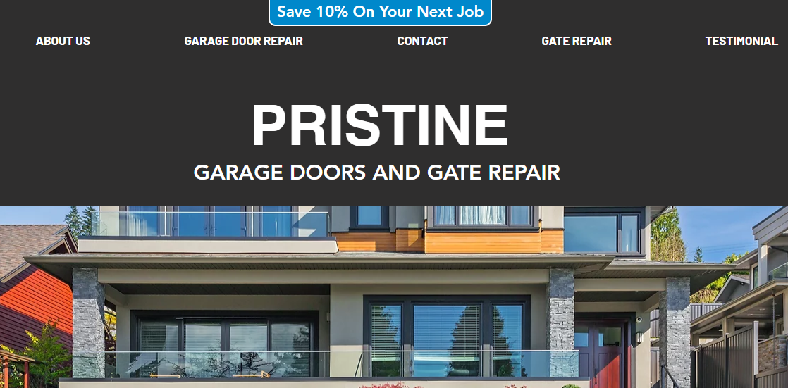 Pristine Garage Doors and Gate Repair